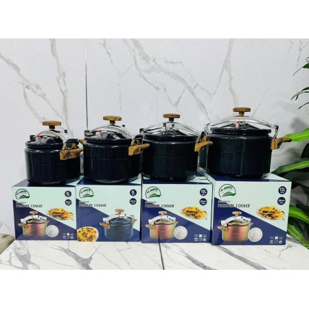 طنجرة ضغط جرانيت 10 لتر لميع كحلي WNX803-10