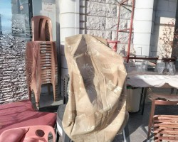 وجه كفر كراسي جلد وتر بروف خارجي قطعة واحدة