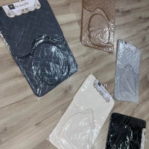 طقم دعسات حمام سادة اسفنجي ذكي ثقيل 3 قطع طقم دعسات حمام سادة اسفنجي ذكي ثقيل 3 قطع