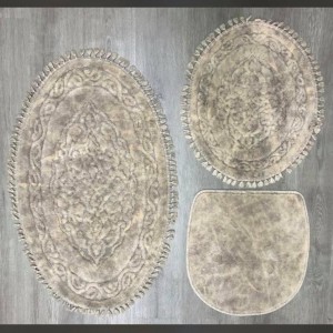 طقم حمام ملوكي قطن بشكير 3 قطع طقم حمام ملوكي قطن بشكير 3 قطع