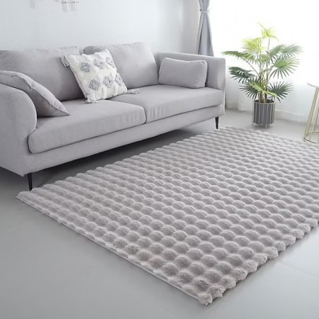 دعسة فروة ارنب نافر بابلز 70 × 120  لون زهري