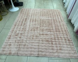 دعسة فروة ارنب نافر بابلز 70 × 120  لون موكا