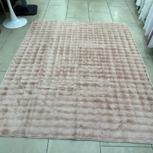 دعسة فروة ارنب نافر بابلز 70 × 120  لون موكا