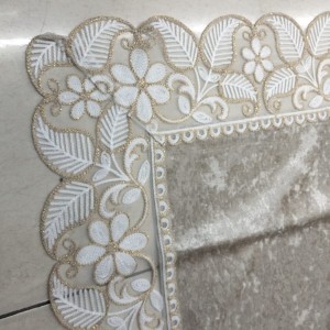 شرشف مليسا مربع طاولة وسط كورنر مقاس 85 × 85 