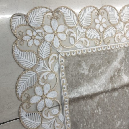 شرشف مليسا مربع طاولة وسط كورنر مقاس 85 × 85 