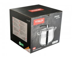 طنجرة ضغط جاك 4 لتر صناعة تركية وزن ثقيل VIVALDI G376