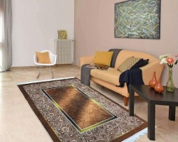 سجاد مطبوع 3D - طقم مخمل بارضية لاصقة ضد التزحلق 2025 اللون رقم 4