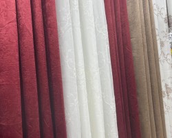 ستائر شام لون خمري