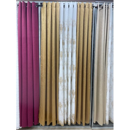 ستائر شام لون ذهبي