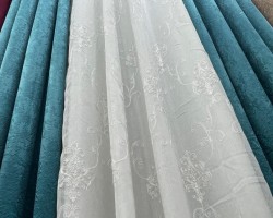 ستائر شام لون تركواز