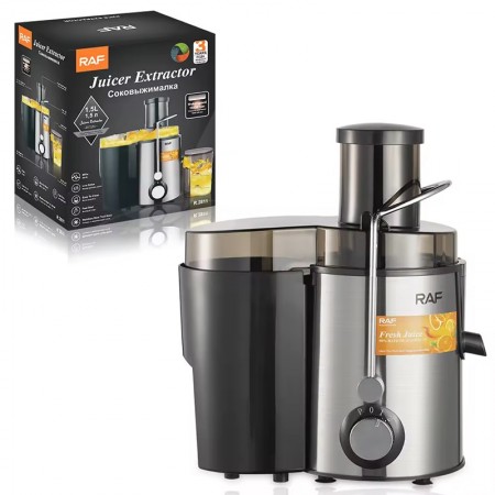 عصارة فواكه - جزر RAF 800W 1.5 لتر عصارة فواكه - جزر RAF 800W 1.5 لتر