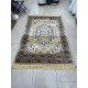 سجاد حرير مقاس 220 × 310 لون بيج سداسي HARER