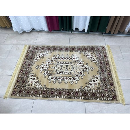 سجاد حرير مقاس 220 × 310 لون بيج سداسي HARER