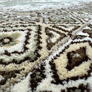 سجاد حرير مقاس 140 × 200 لون اخضر سداسي HARER سجاد حرير مقاس 140 × 200 لون اخضر سداسي HARER