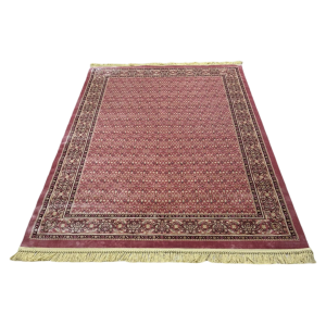 سجاد حرير مقاس 140 × 200 لون بطيخي / خمري سادة HARER سجاد حرير مقاس 140 × 200 لون بطيخي / خمري سادة HARER