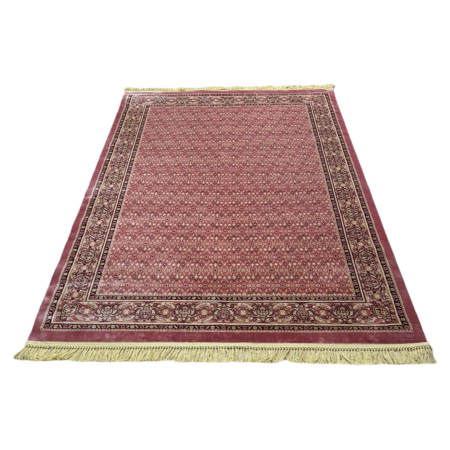 سجاد حرير مقاس 220 × 310 لون بطيخي / خمري سادة HARER سجاد حرير مقاس 220 × 310 لون بطيخي / خمري سادة HARER