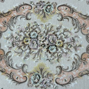 سجاد حرير مقاس 140 × 200 شنل ابيض زهري حفر HARER سجاد حرير مقاس 140 × 200 شنل ابيض زهري حفر HARER