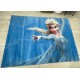 سجاد مطبع رسومات مقاس 140 × 200 العاب فروزن ازرق