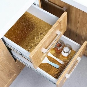 رول قصدير ذهبي / فضي 60 سم × 200 سم