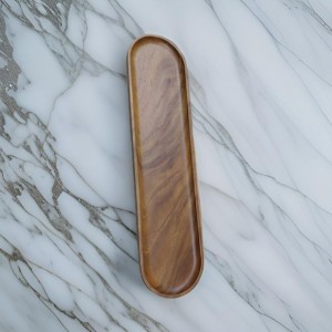 ستاند جاط تقديم فواكه 60 سم خشب زان ارجل حديد