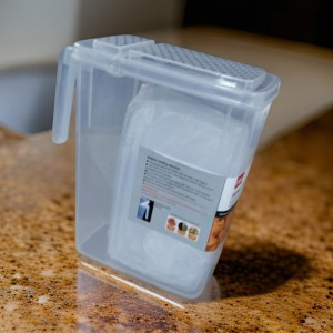 تبروير بلاستيك شفاف بغطاء مع يدXL20