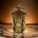 فانوس رمضان خشبي  صوت + اضائة موديل سندباد cnc