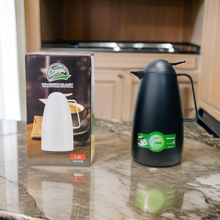 ثيرموس قهوة ساخن - بارد بلاستيك مع كبسة ويد شكل مستطيل سادة