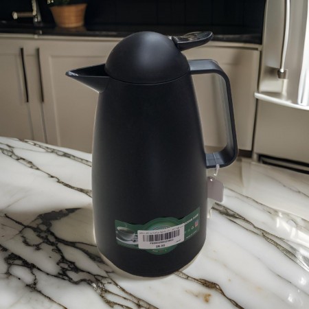 ثيرموس قهوة ساخن - بارد بلاستيك مع كبسة ويد شكل مستطيل سادة