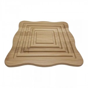 كوستر خشب بامبو محفر اشكال كوستر خشب بامبو محفر اشكال