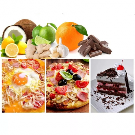 مبشرة ستانلس ستيل بيضاوي 2 وجه مع علبة LETS COOK