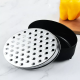 مبشرة ستانلس ستيل بيضاوي 2 وجه مع علبة LETS COOK