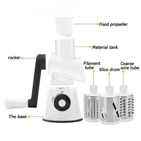 مبشرة فرامة خضار - اجبان - فواكة بلاستيك مع ايد  يدوية 5331-5