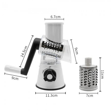 مبشرة فرامة خضار - اجبان - فواكة بلاستيك مع ايد  يدوية 5331-5