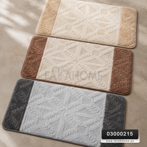  دعسة حمام / مغسلة قطعة واحدة مقاس 50 × 80 SILVER CASUAL الوان سادة او مقلم