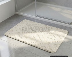  دعسة حمام / مغسلة قطعة واحدة مقاس 50 × 80 SILVER CASUAL الوان سادة او مقلم