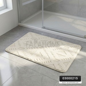  دعسة حمام / مغسلة قطعة واحدة مقاس 50 × 80 SILVER CASUAL الوان سادة او مقلم