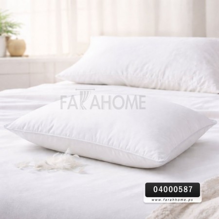 مخدة طبية ريش نعام مقاس 50 × 70 سم 1000 غم