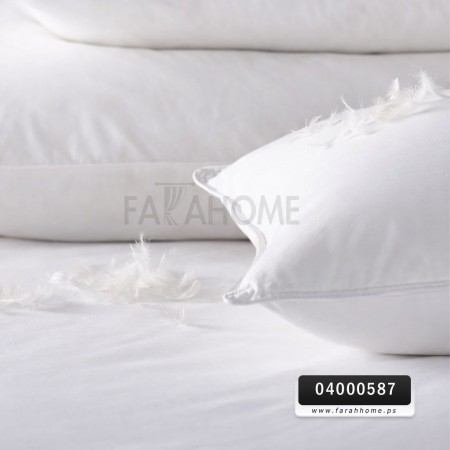 مخدة طبية ريش نعام مقاس 50 × 70 سم 1000 غم