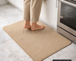 دعسه / دعاسة جلد موكيت سادة مقاس 50 × 80