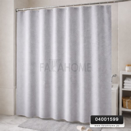 ستائر حمام وتر بروف سادة شكل خلية نحل مقاس 180 × 180 سم ستائر حمام وتر بروف سادة شكل خلية نحل مقاس 180 × 180 سم