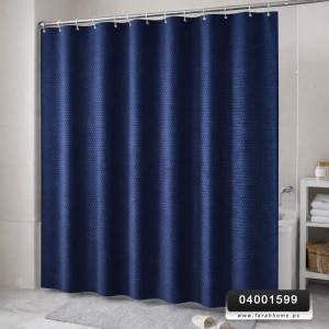 ستائر حمام وتر بروف سادة شكل خلية نحل مقاس 180 × 180 سم