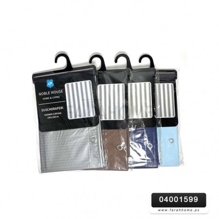 ستائر حمام وتر بروف سادة شكل خلية نحل مقاس 180 × 180 سم ستائر حمام وتر بروف سادة شكل خلية نحل مقاس 180 × 180 سم