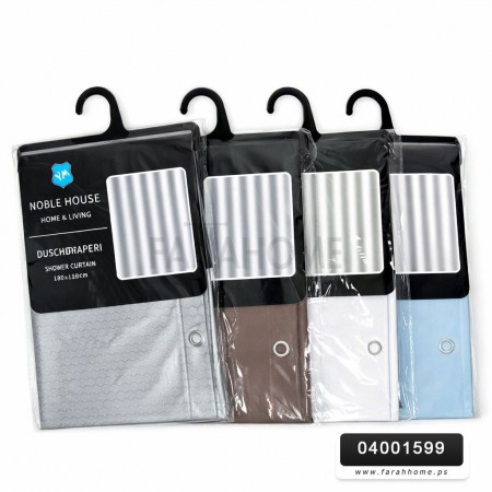 ستائر حمام وتر بروف سادة شكل خلية نحل مقاس 180 × 180 سم ستائر حمام وتر بروف سادة شكل خلية نحل مقاس 180 × 180 سم