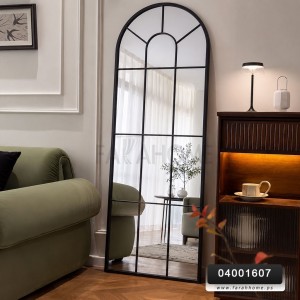 مراة شكل شباك حديد ذهبي 60 × 170 سم مراة شكل شباك حديد ذهبي 60 × 170 سم