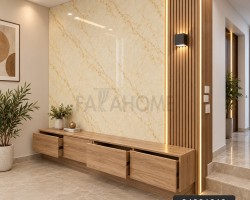 رول بديل رخام لاصق 120 * 300 سم فانيل وجه لاصق