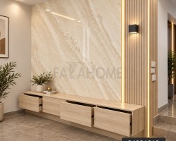 رول بديل رخام لاصق 120 * 300 سم فانيل وجه لاصق