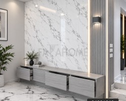 رول بديل رخام لاصق 120 * 300 سم فانيل وجه لاصق