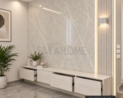 رول بديل رخام لاصق 120 * 300 سم فانيل وجه لاصق