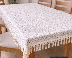 غطاء - شرشف طاولة سفره مستطيلة صنارة