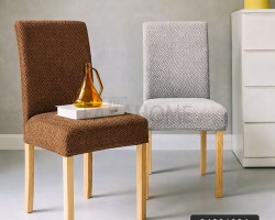 غطاء كراسي سفره مخمل بدون تنورة